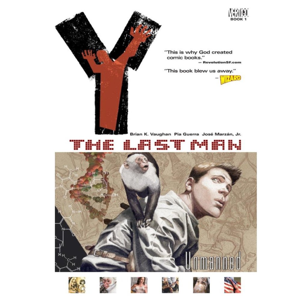 🍒4 for $20🍒 Y: The Last Man Vol 1: Unmanned Comicbook